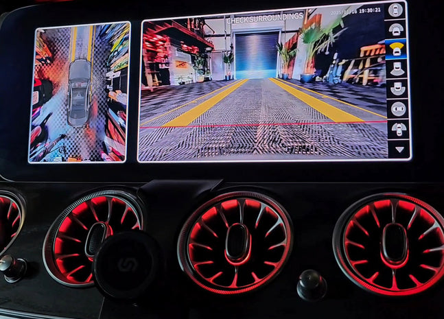 Mercedes Benz 360 Camera With Traffic & Parking Recording Feature