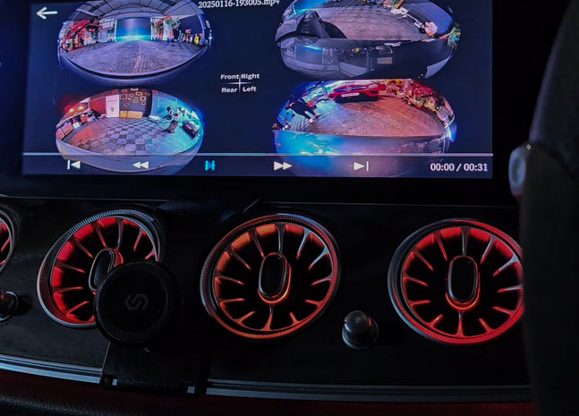 Mercedes Benz 360 Camera With Traffic & Parking Recording Feature