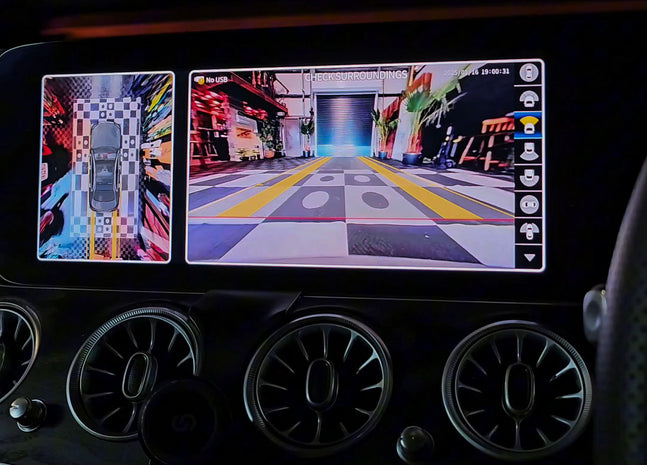 Mercedes Benz 360 Camera With Traffic & Parking Recording Feature
