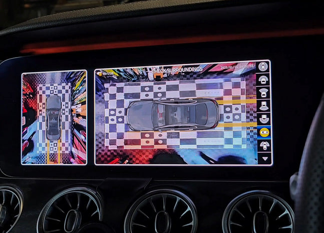 Mercedes Benz 360 Camera With Traffic & Parking Recording Feature