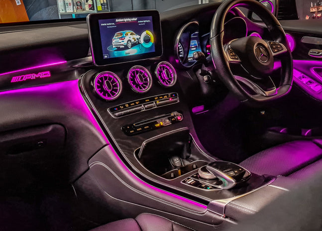 Mercedes-Benz C-Class & GLC Turbo Air Vents Ambient Light