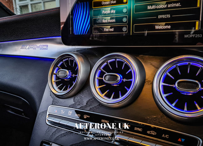 Mercedes-Benz C-Class & GLC Turbo Air Vents Ambient Light