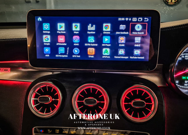 Mercedes-Benz C-Class & GLC Turbo Air Vents Ambient Light