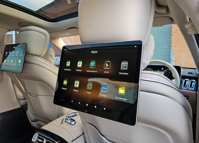 Mercedes Benz S Class 2024 Rear Entertainment System Plug & Play