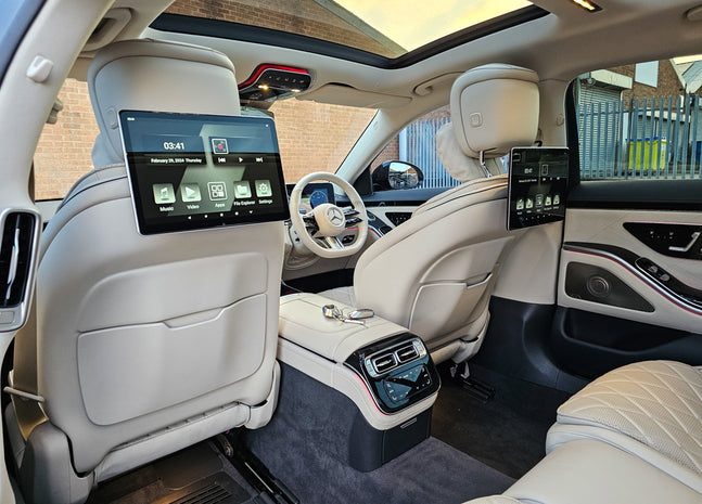 Mercedes Benz S Class 2024 Rear Entertainment System Plug & Play