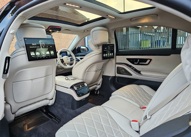 Mercedes Benz S Class 2024 Rear Entertainment System Plug & Play