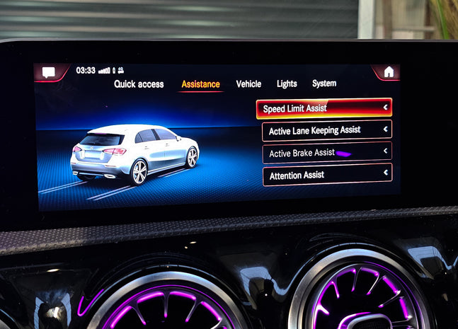 Merced's Screen A Class Mercedes A Class W177 Screen Upgrade 10
