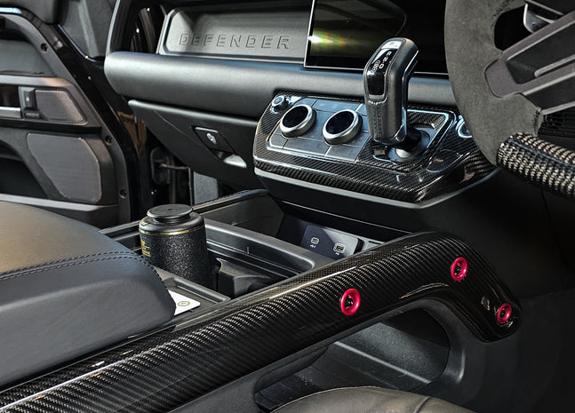 Land Rover Defender Real Carbon Fiber Interior Kit - Fitting Service Included - RHD