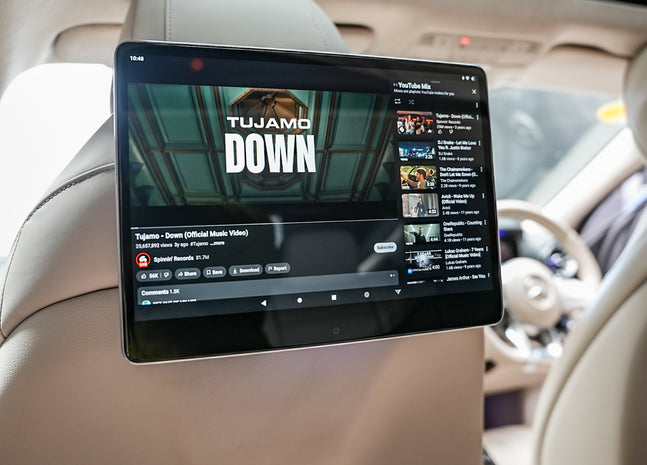 Mercedes Benz AMG GT Rear Entertainment System