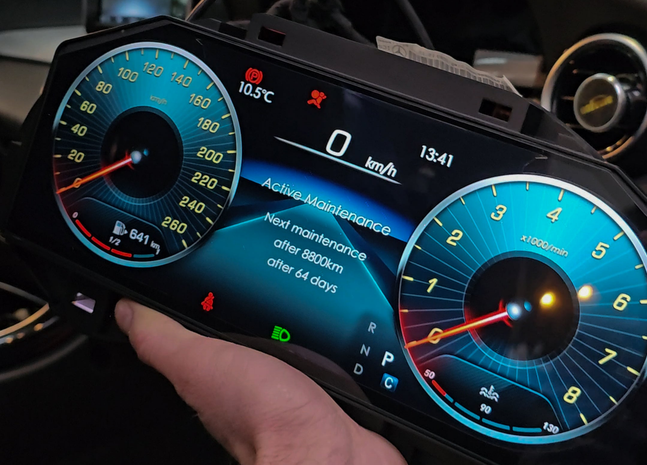 Digital Clusters Dash C Class & GLC Class