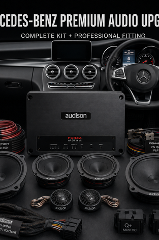 Mercedes Benz C Class W205 Audison Premium Sound System Upgrade