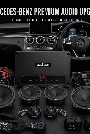 Mercedes Benz C Class W205 Audison Premium Sound System Upgrade