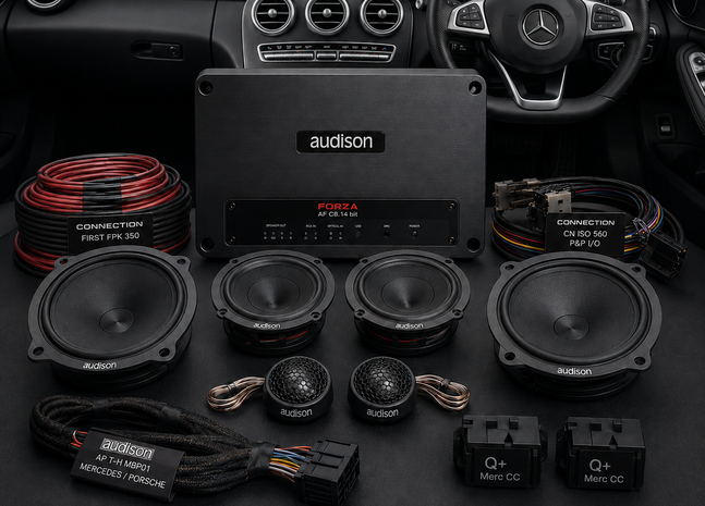 Mercedes Benz C Class W205 Audison Premium Sound System Upgrade