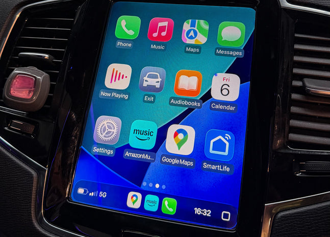Volvo Fullscreen Wireless Apple CarPlay & Android Auto System