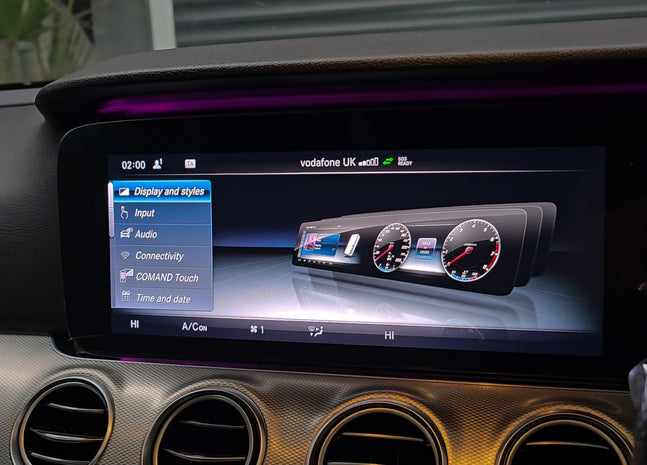 Mercedes E Class W213 Screen Upgrade Digital Clusters - Analogue to Digital