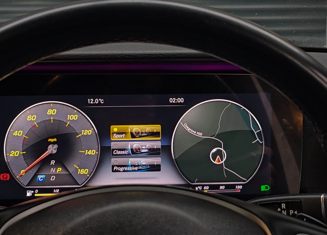 Mercedes E Class W213 Screen Upgrade Digital Clusters - Analogue to Digital