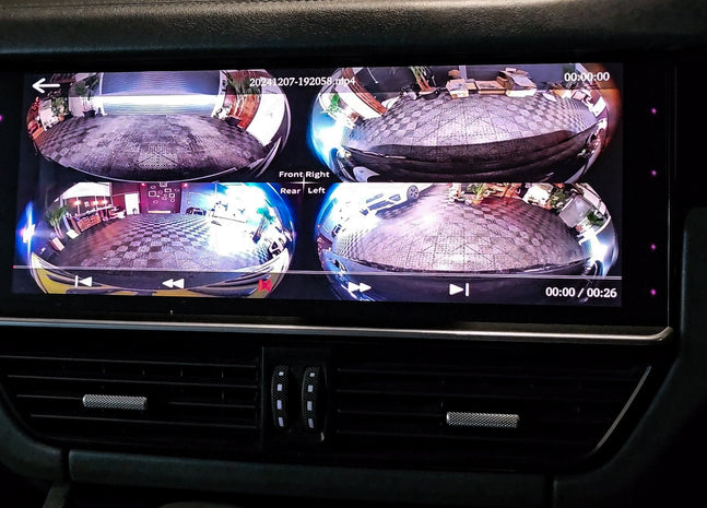 Porsche 360 Camera With Traffic & Parking Recording Feature