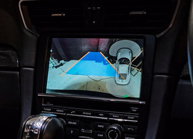 Porsche Carrera 911 Genuine Reversing Camera Retrofit - Fitting Included
