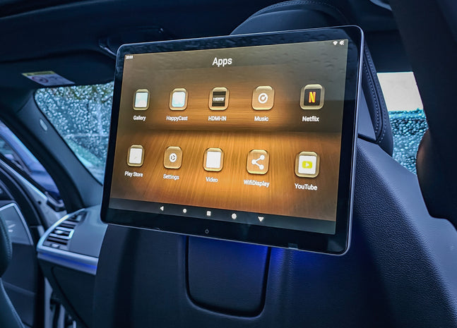 BMW Bucket Seat Rear Entertainment Screens Netflix, Amazon Prime & more