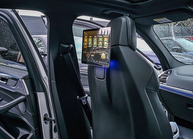 BMW Bucket Seat Rear Entertainment Screens Netflix, Amazon Prime & more