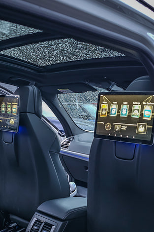 BMW Bucket Seat Rear Entertainment Screens Netflix, Amazon Prime & more