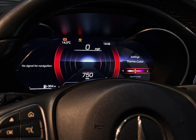 Digital Clusters Dash C Class & GLC Class