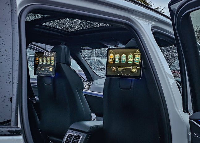 BMW Bucket Seat Rear Entertainment Screens Netflix, Amazon Prime & more