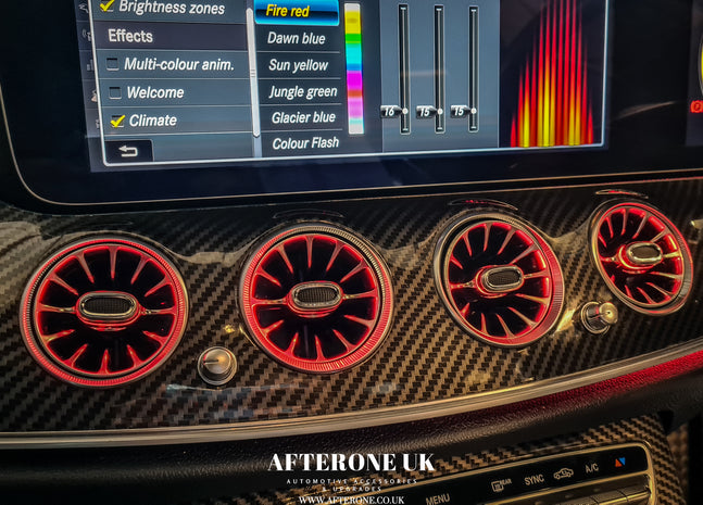 Mercedes-Benz Clasa E W213 Turbo Gurile de aerisire Lumina ambientala