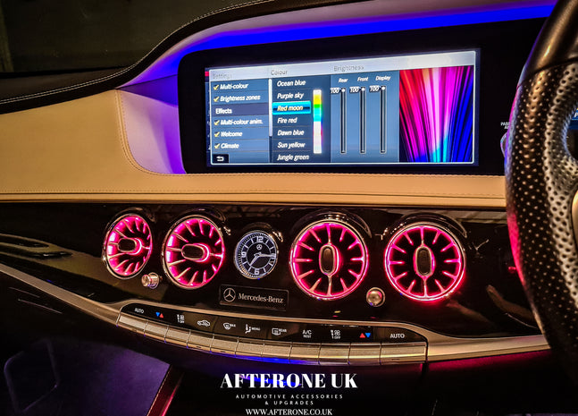 Mercedes-Benz S-Class W222 Turbo Air Vents Ambient Light