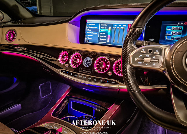 Mercedes-Benz S-Class W222 Turbo Air Vents Ambient Light