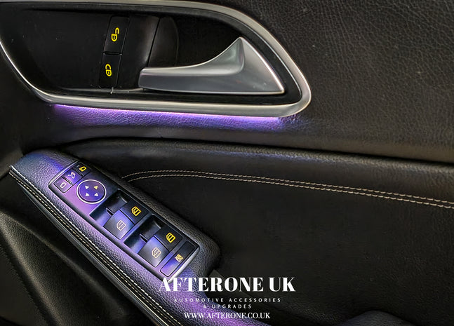 Sistem de iluminare ambientală Mercedes-Benz Clasa A CLA GLA 2012–2018