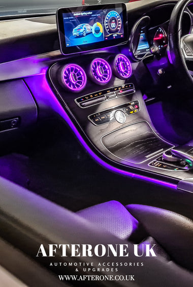 Sistemul principal de iluminare ambientală Mercedes-Benz C-Class și GLC