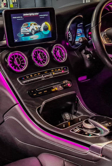 Mercedes-Benz C-Class și GLC Turbo Grenuri de aerisire Lumină ambientală