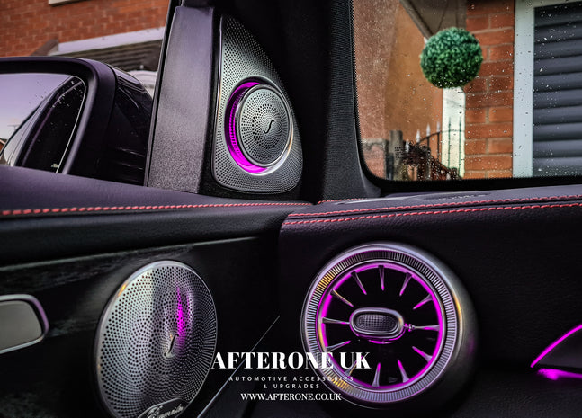 Mercedes-Benz C-Class & GLC Door Tweeters With Ambient Light