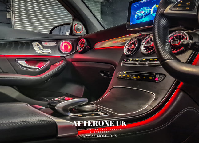 Mercedes-Benz C-Class & GLC Door Tweeters With Ambient Light