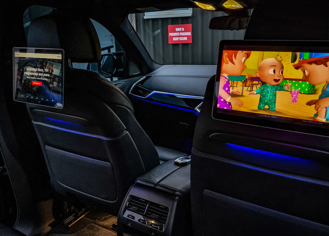 Rear Entertainment System BMW, Range Rover