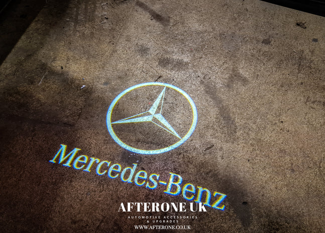 Laser HD Puddle Light Courtesy LED Logo for Mercedes-Benz