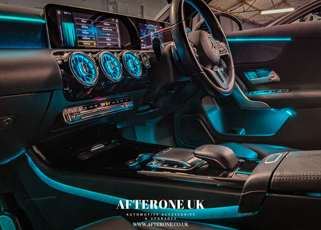 Mercedes-Benz Clasa A / CLA W177 / C118 2018–2021 Renovare a sistemului de iluminare ambientală