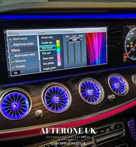 Mercedes-Benz E Class W213 Ambient Lighting Air Vents EQS-EQC Style