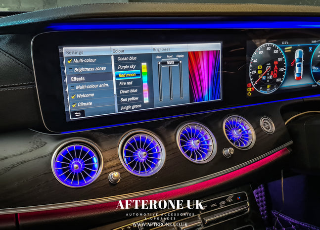 Mercedes-Benz Clasa E W213 Iluminare ambientală Grenuri de aerisire Stil EQS-EQC