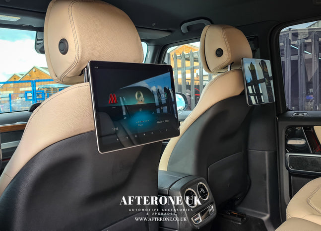Mercedes aftermarket rear discount entertainment system